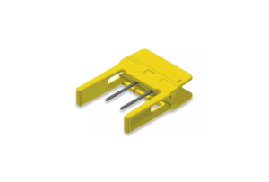 Держатель штырей MTP PRO со штырями, одномод, желтый, 10 комплектов