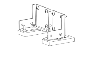 Электромагнитный замок раздвижных дверей двухрядного коридора Q-SPACE