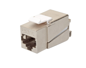 Модуль FTP категории 8.1 keystone, безынструментальный монтаж, серебристый