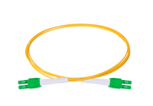 Оптический шнур HD, OS2, 2×9/125, дуплекс LC/APC - дуплекс LC/APC, UNIBOOT PUSH-PULL, 1 м