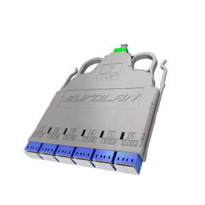 Кассетный модуль серии CORE 12, 12 × LC — 1 × MTP(12) (male) SM G.657.A2, полярность U, ULL
