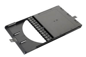 Кассетный модуль слотовый серии HD 47M-30, 12 × MPO/MTP, KeyUP/KeyDOWN, черный