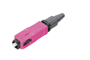 Экспресс-коннектор OM4 SC/PC, 250, 900 мкм, пурпурный
