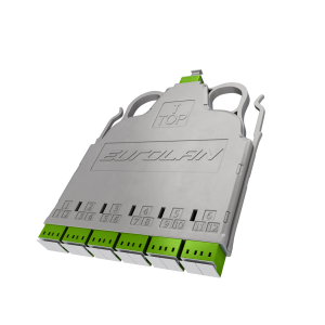 Кассетный модуль серии CORE 12, 12 × LC — 1 × MTP(12) (male) OM5, полярность U, ULL