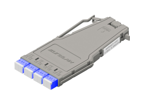 Кассетный модуль серии CORE 8, 8 × LC SM G.657.A2, КДЗС, сплайс-кассета, монтажные шнуры