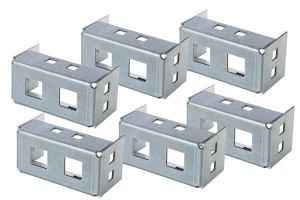 Опорные кронштейны дополнительных 19" направляющих в S3000 шириной 800 мм, комплект