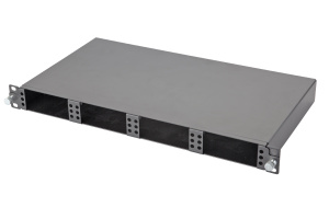 Панель 19'' Q-SLOT, 1U, выдвижная, 4 слота, корпус