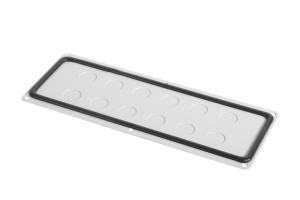 Панель кабельных вводов (сальников) М12, М20, М32, серый