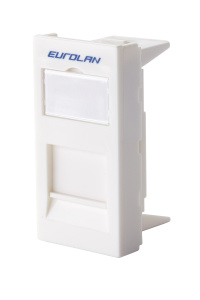 Адаптер 45 × 22,5 мм для 1 модуля Keystone, белый