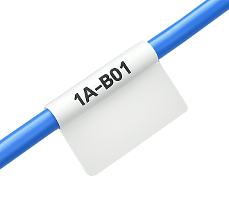 Самоламинирующиеся этикетки для кабелей 25,40 × 57,15 мм, 35 шт./лист