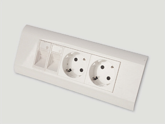 Модуль UTP категории 6 французский стандарт, белый