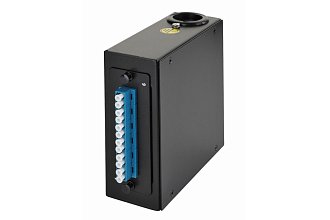 Комплект планка Q-SLOT с 6 адаптерами дуплекс LC OS2, монтажные шнуры, КДЗС