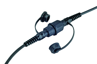 Модуль Industrial категории 5e UTP на кабель, крышка, черный