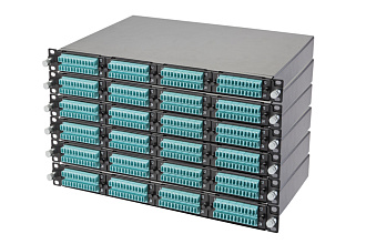 Панель 19'' Q-SLOT, 1U, выдвижная, 4 слота, корпус