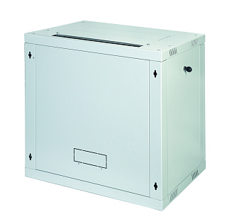 Шкаф настенный Racknet F30 18U 600 × 600, передняя дверь металлическая, светло-серый