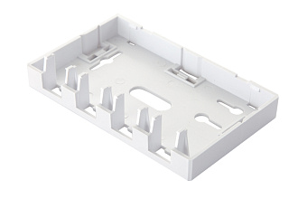 Настенная коробка 4-портовая, белый