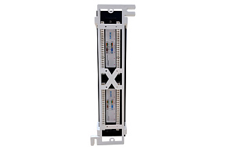 Коммутационная панель настенная 89D, категория 5е, UTP, 12 портов, черный