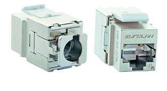 Модуль FTP категории 6A keystone Q-Tool, серебристый