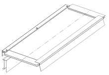 Комплекты уплотнения стена-коридор однорядного коридора