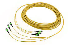 Тип оптического волокна SM G.657.A2, коннекторы MTP