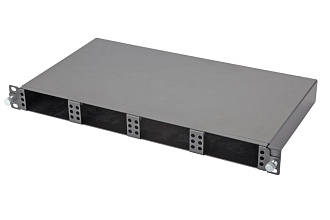 Панель 19'' Q-SLOT, 1U, выдвижная, 4 слота, корпус