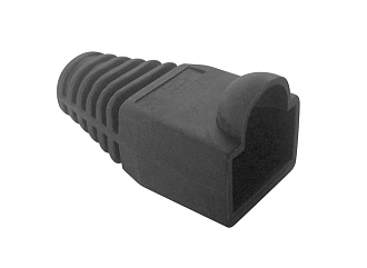 Гибкий хвостовик Q-PLUG, 6,5 мм, черный, упаковка 50 штук