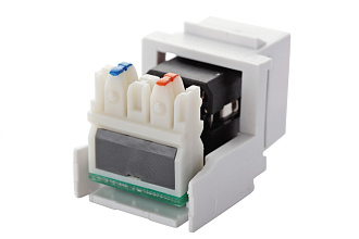 Модуль S-Video keystone, белый