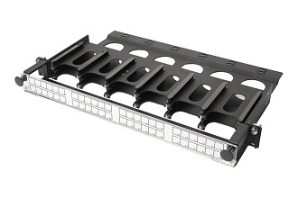 Оптическая панель высокой плотности серии CORE 8, 19'' 1U кассетная, 12 кассет