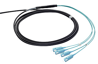 Волоконно-оптическая сборка, OM3, 24xSC/UPC - 24xSC/UPC, длина сборки 3 м