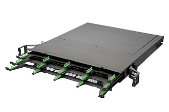 Оптическая панель высокой плотности серии CORE 12, 19'' 1U кассетная, 12 кассет