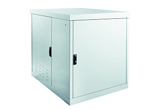 Шкаф Racknet S65 промышленный всепогодный напольный, 30U, 1045 × 630 × 1575 мм, два отсека, серый