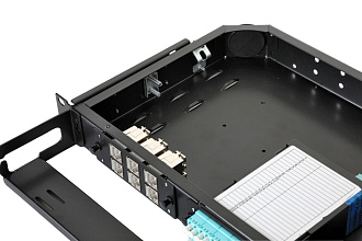 Панель 19'' Q-SLOT, 1U, 3 слота, корпус