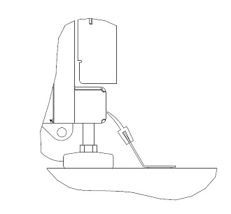 Комплект уплотнения шкаф-пол 700 мм