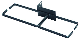 Кольцо металл, двойное, 70 x 150 мм, 70 x 115 мм, черный