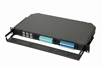 Панель 19'' Q-SLOT, 1U, 3 слота, корпус