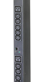 Блок распределения питания базовый PRO 0U 16/400 3 фазы, 36 C13+6 C19, шнур IEC320 309 16 А, 3 метра