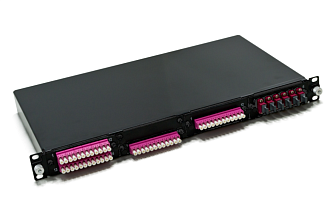 Панель 19'' Q-SLOT, 1U, выдвижная, 4 слота, корпус