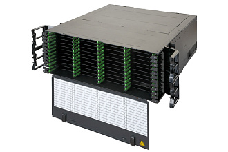 Оптическая панель высокой плотности серии CORE 12, 19'' 4U кассетная, 48 кассет