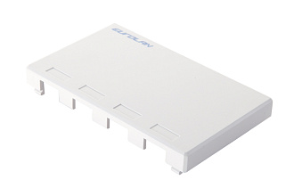 Настенная коробка 4-портовая, белый