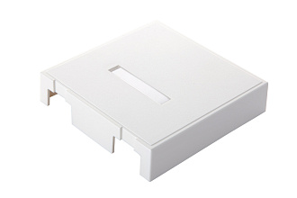 Настенная коробка 2-портовая с катушкой намотки запаса, белый