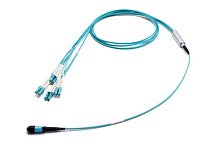 Разветвительные кабельные сборки (гидра) 1 × MPO 8 — 4 × LC-Duplex