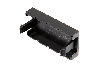 Заглушка 45 × 22,5 мм, графитовый черный