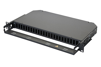Оптическая панель серии 47C-24, 19'' 1U, корпус на 24 адаптера дуплекс SC
