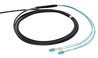 Волоконно-оптическая сборка, OM3, 6xLC/UPC - 6xLC/UPC, длина сборки 3 м