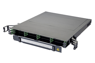 Оптическая панель высокой плотности серии CORE 12, 19'' 1U кассетная, 12 кассет