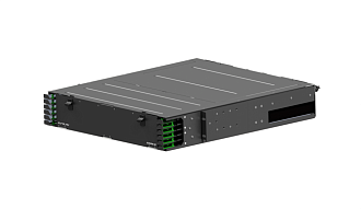 Оптическая панель высокой плотности серии CORE 12, 19'' 2U кассетная, 24 кассеты