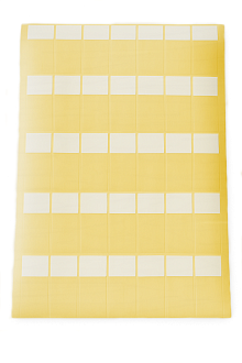 Самоламинирующиеся этикетки для кабелей 25,40 × 57,15 мм, 35 шт./лист