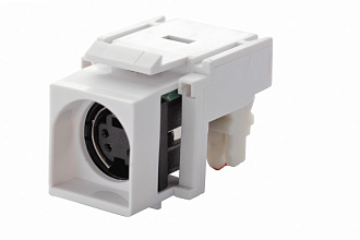 Модуль S-Video keystone, белый