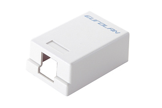 Настенная коробка 1-портовая, белый