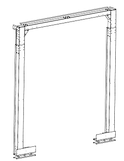 Портал Q-SPACE, 42U/48U двухрядного коридора 1800 мм